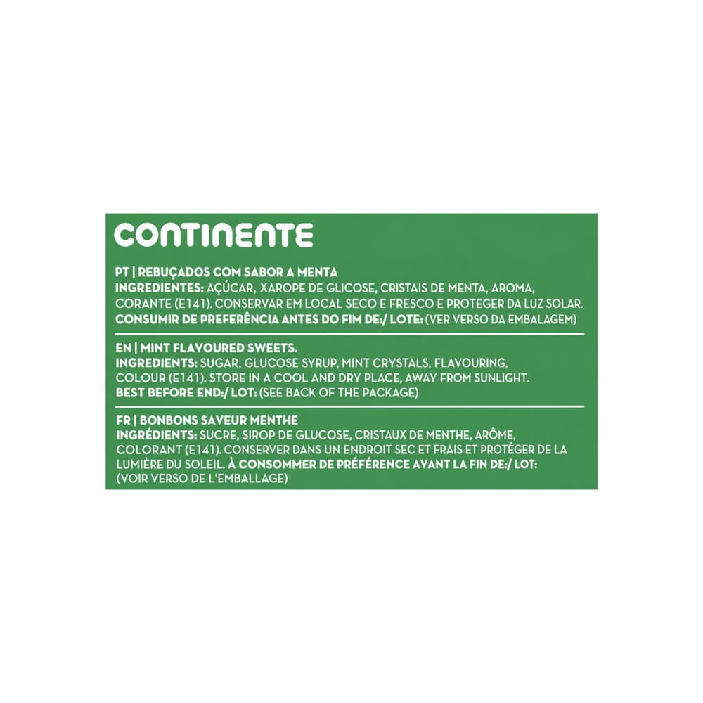 Caramelos de mentol Continente (250 g / 8.82 oz) - 3