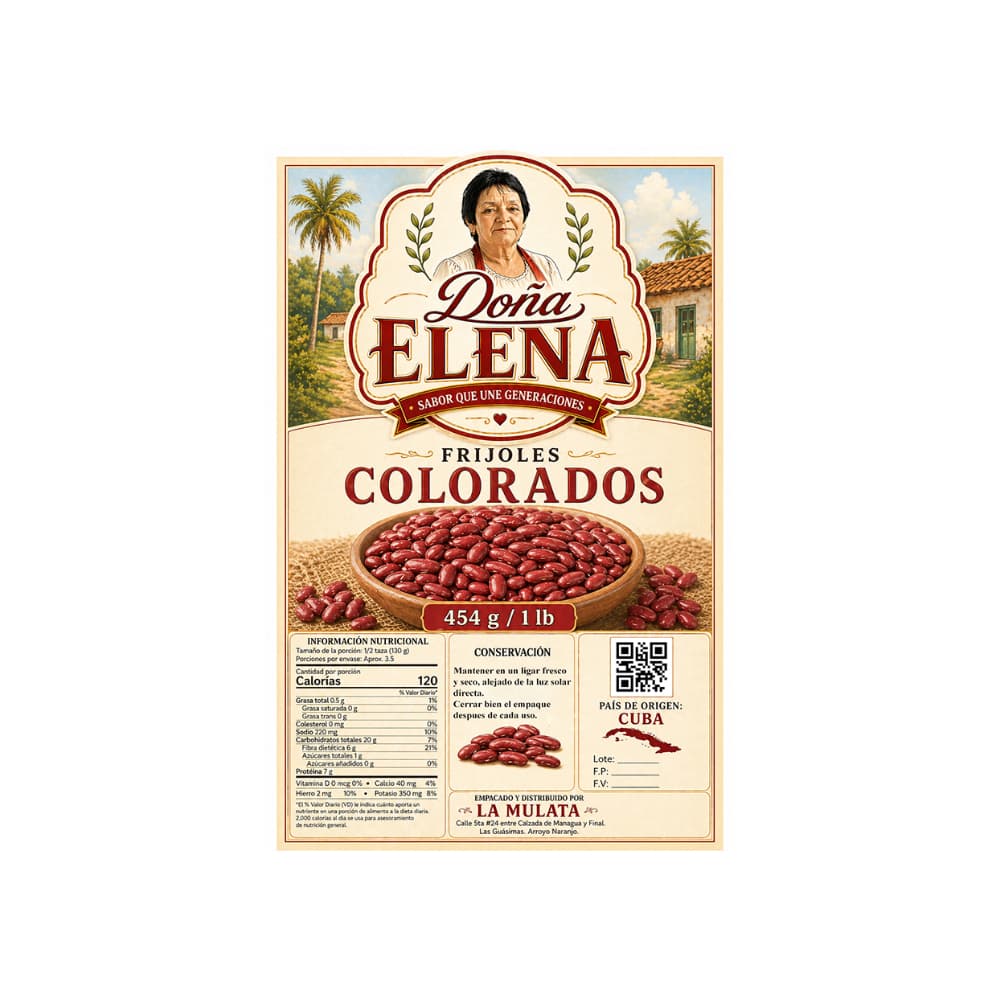 Frijoles colorados Doña Elena (454 g / 1 lb) - 2