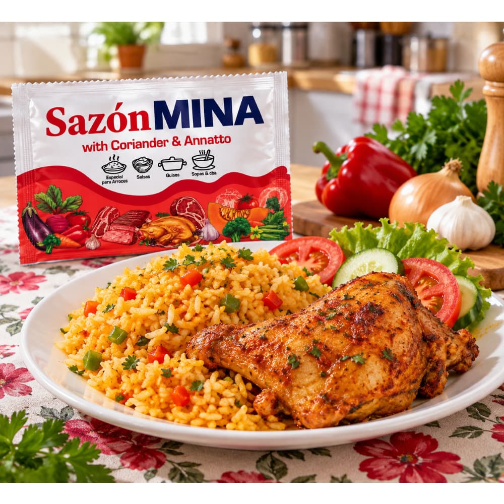 Sazón cilantro y achiote Mina (5 g) - 3