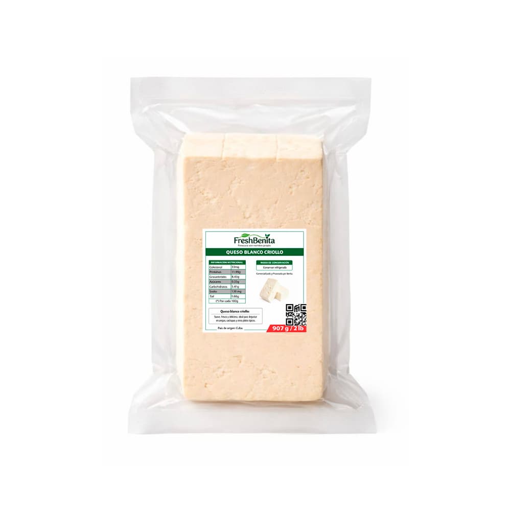Queso blanco criollo FreshBenita (907 g / 2 lb)