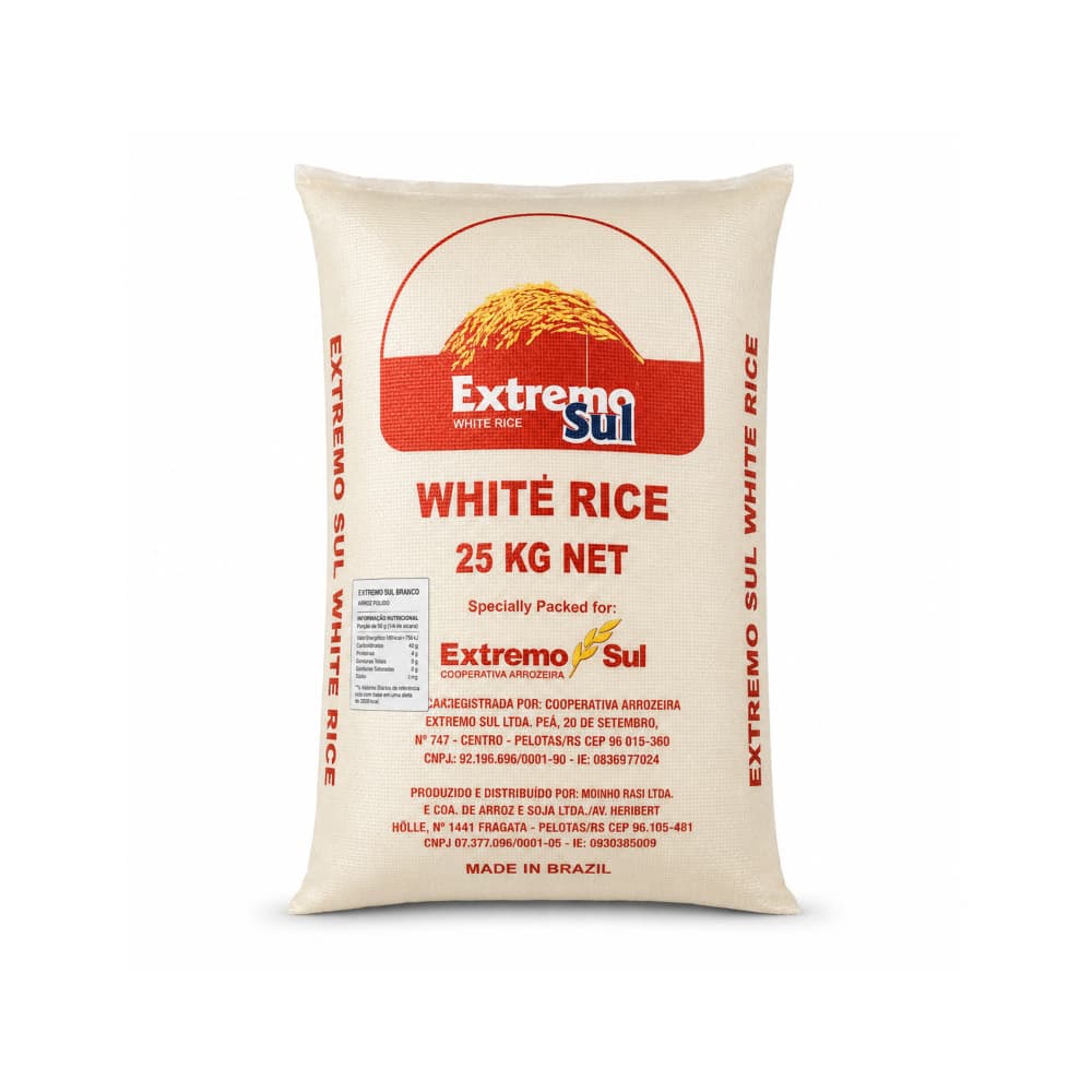 Arroz blanco Extremo Sul (25 kg / 55 lb) - 3