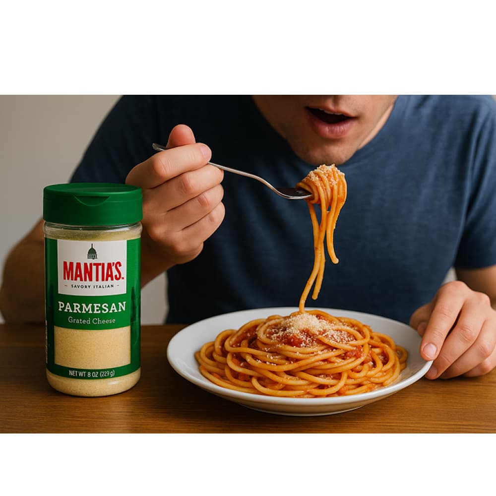 Queso parmesano rallado Mantia' S (227 g / 8 oz) - 2
