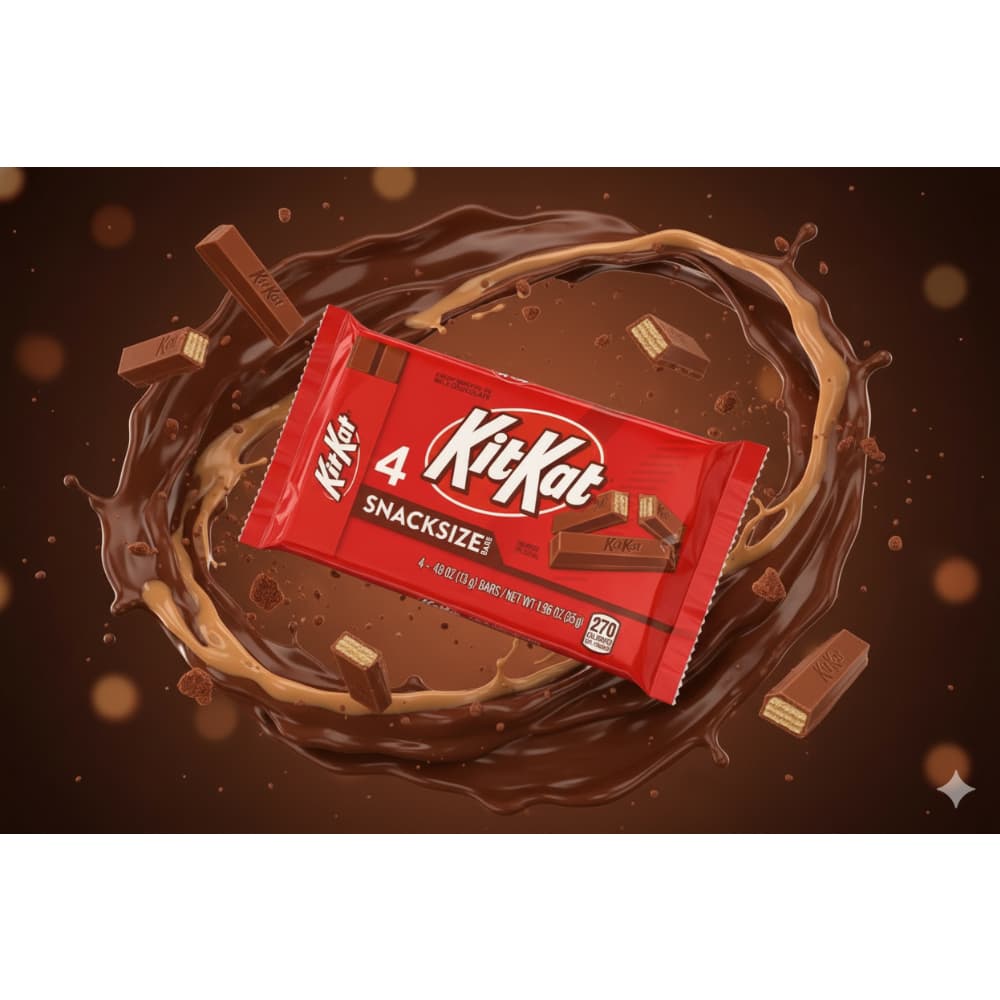 Barras de chocolate con leche tamaño snack Kit Kat (4 x 13 g) - 4