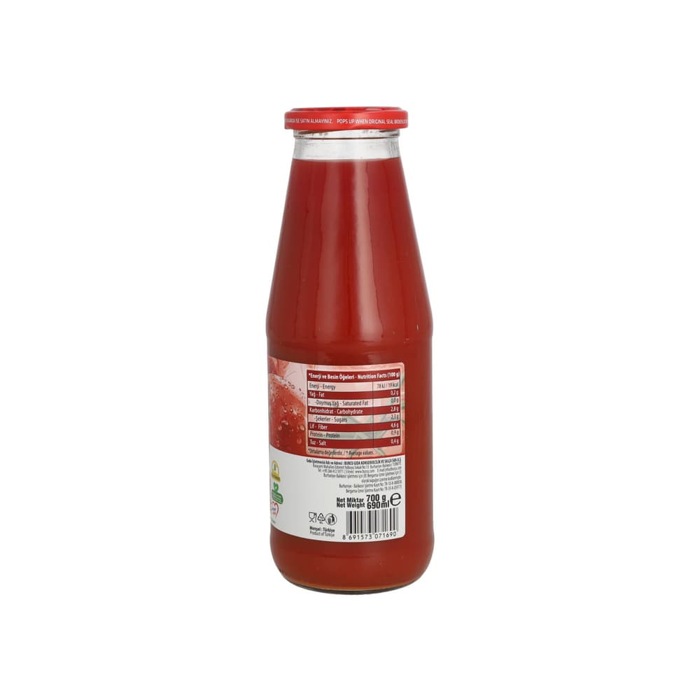 Salsa de tomate Burcu (700 g / 1.54 lb) - 2
