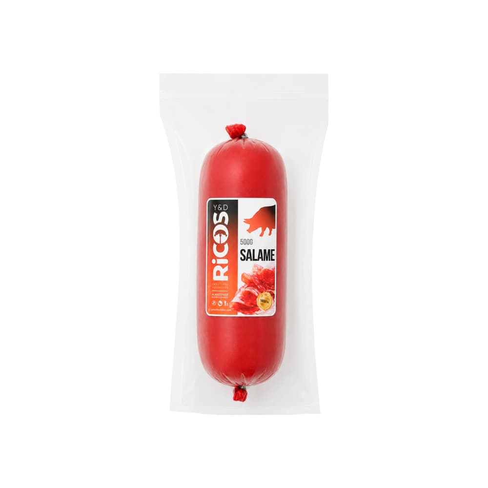 Salame de cerdo Tradicional Y&D Ricos (500 g / 1.1 lb) - 2