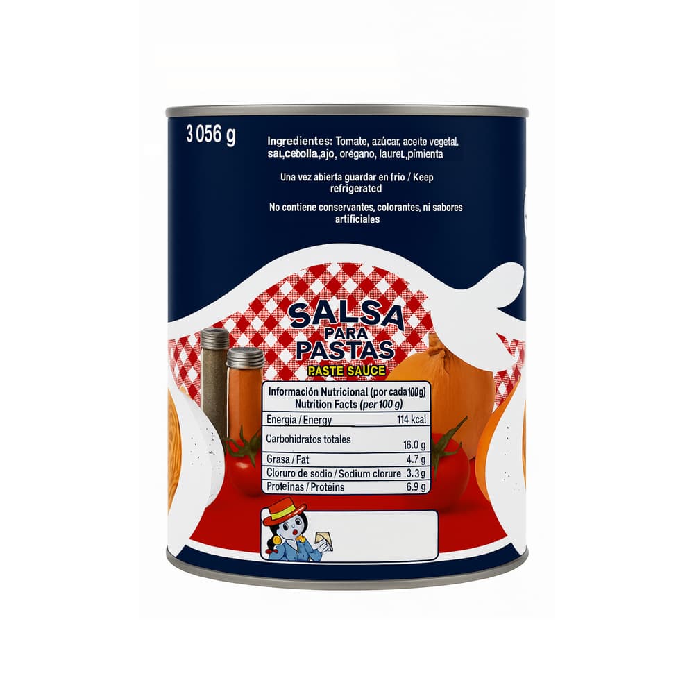 Salsa para pastas Conchita (3.05 kg / 6.72 lb) - 11