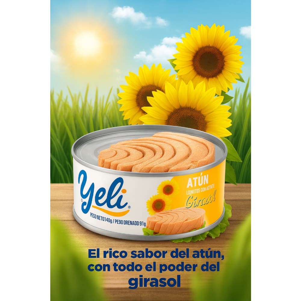 Atún lomitos con aceite de girasol Yeli (140 g / 4.94 oz) - 5