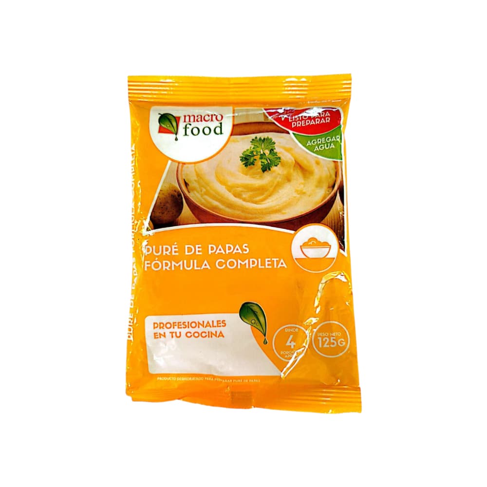 Pure de papas Fórmula Completa Macro Food (125 g / 4.4 oz)