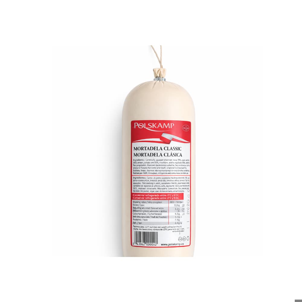 Mortadela clásica Polskamp (400 g / 14.11 oz)