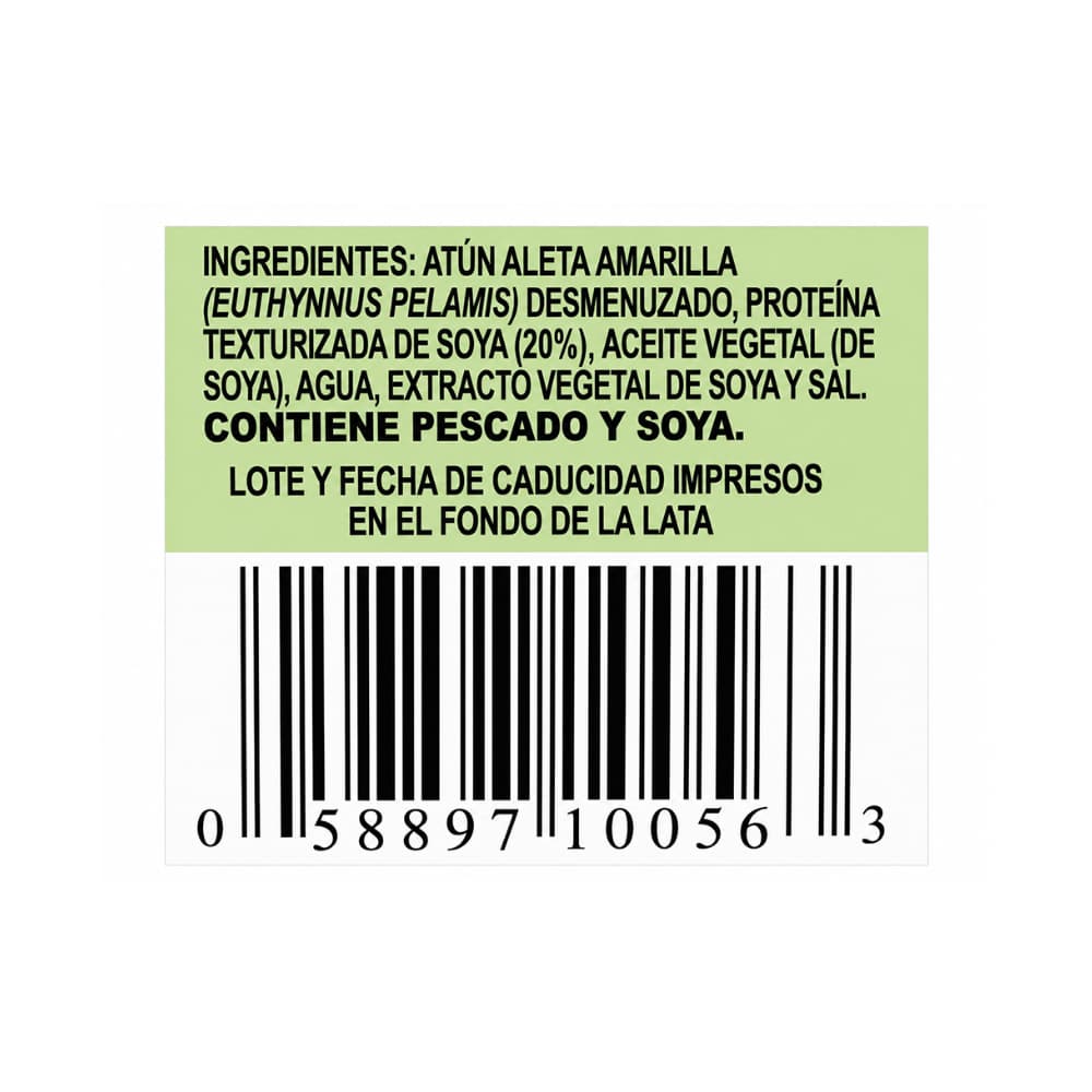 Atún desmenuzado con 20% de soya en agua con aceite Capitán Marino (120 g / 4.2 oz) - 3