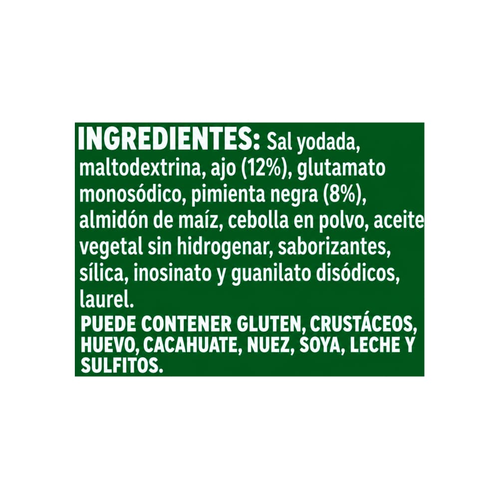 Sazonador ajo y pimienta Knorr (72 g / 2.54 oz) - 3