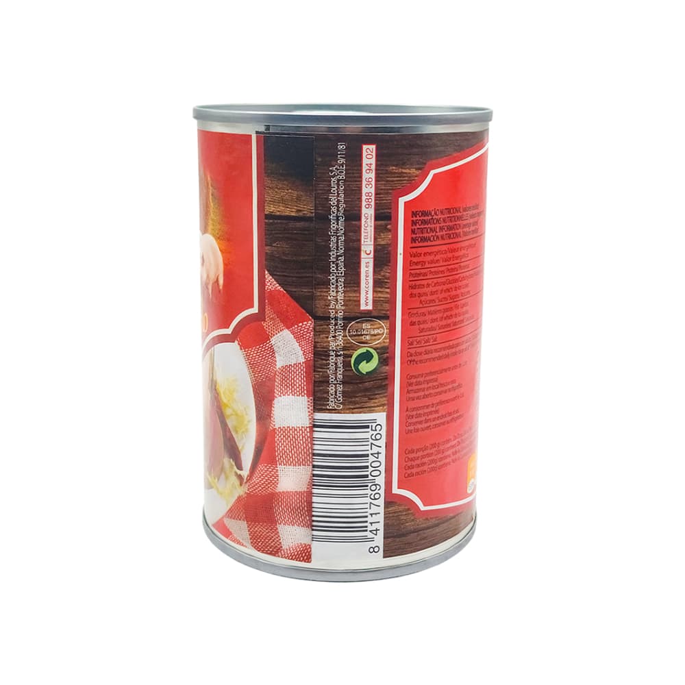 Carne enlatada - fiambre magro de cerdo COREN (415 g / 14.6 oz) - 3