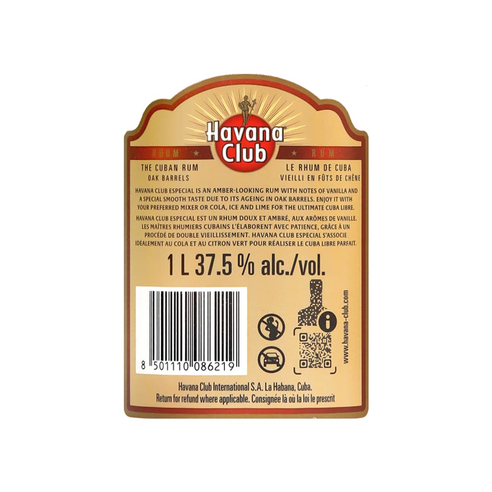 Ron Especial Havana Club (1 L) - 3