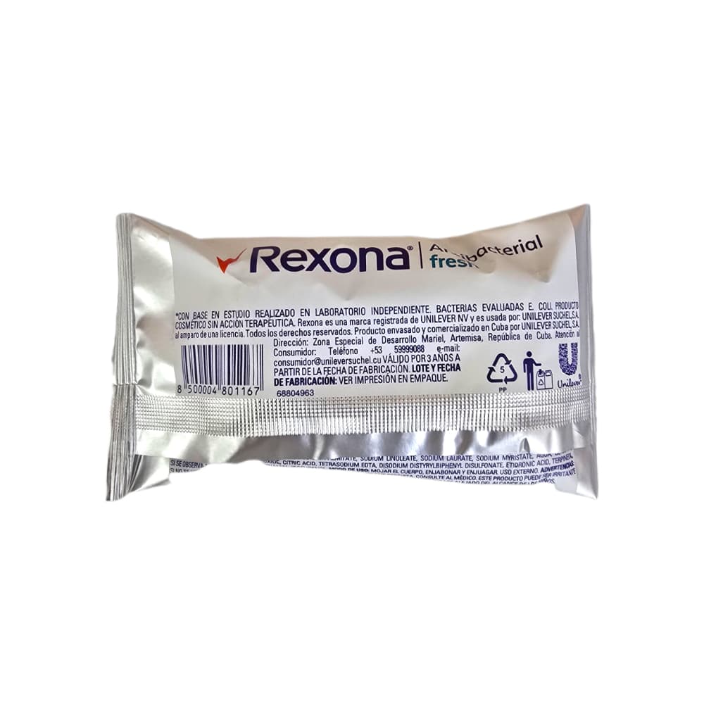 Jabón de tocador antibacterial Fresh Rexona (110 g / 3.88 oz) - 2