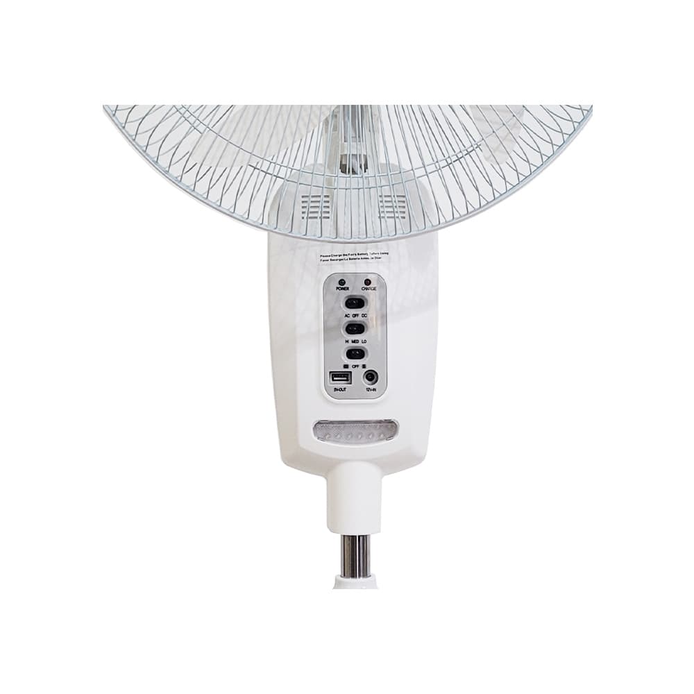 Ventilador recargable de pedestal de 16" con lámpara integrada Sankey FN-17BAT10 - 4