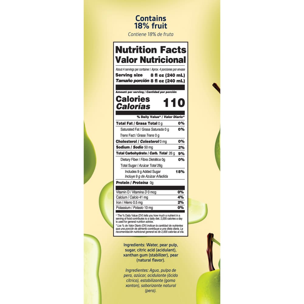 Néctar de pera YEYA (1 L / 33.8 fl oz) - 4