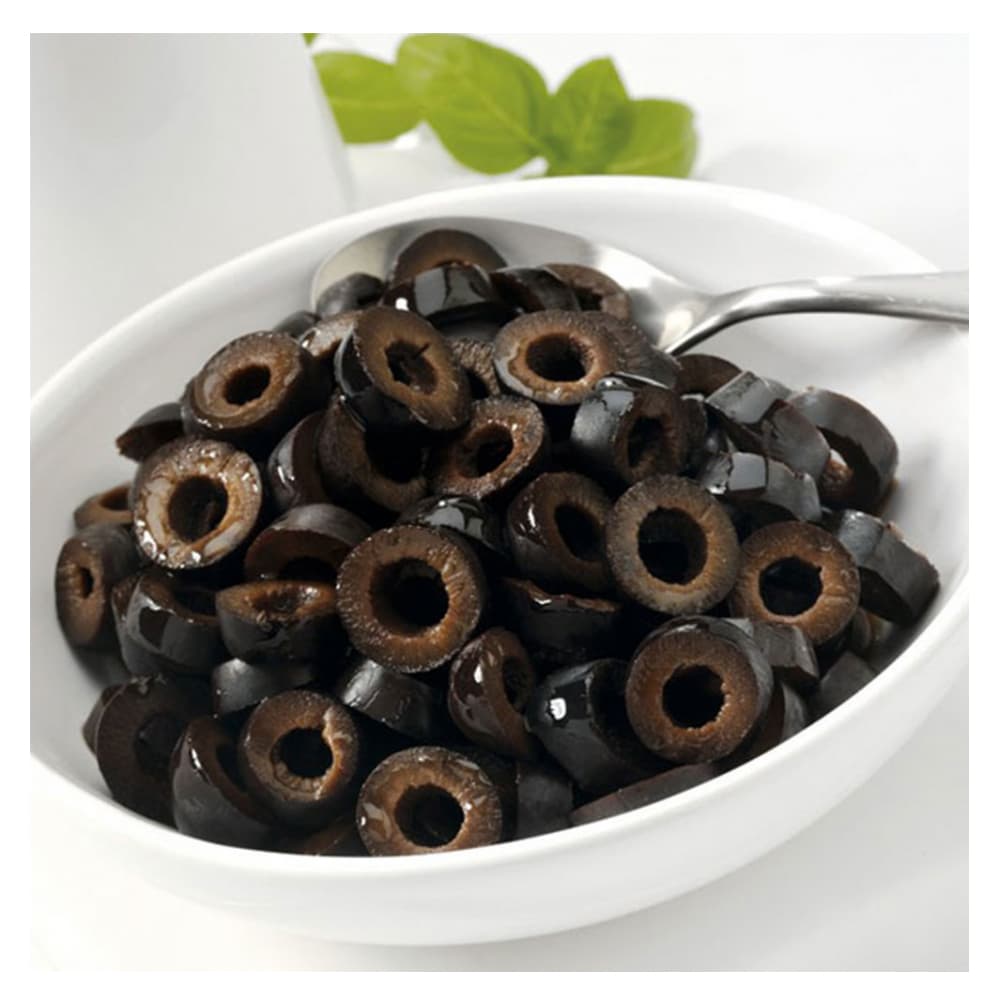 Aceitunas negras en rodajas Burcu (580 g / 1.27 lb) - 4