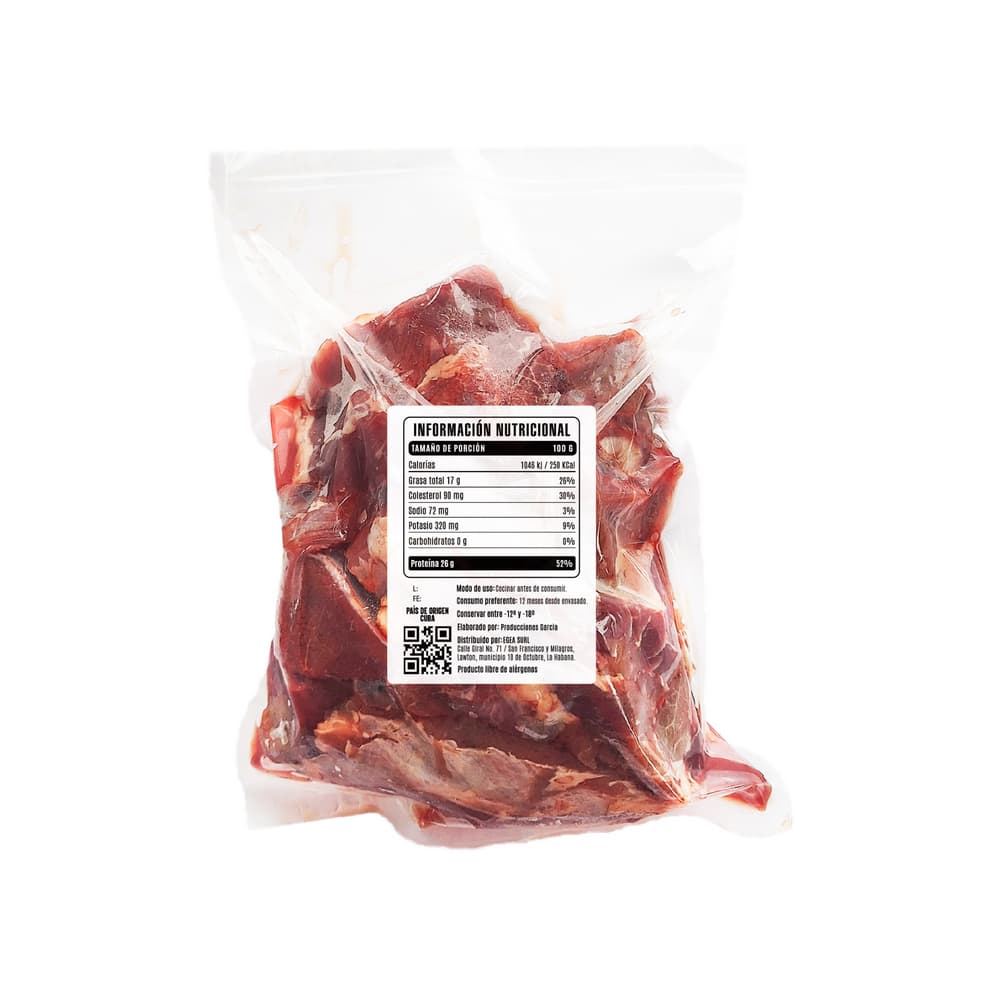 Carne de res de primera troceada Cosecha Real (1 kg / 2.2 lb) - 3