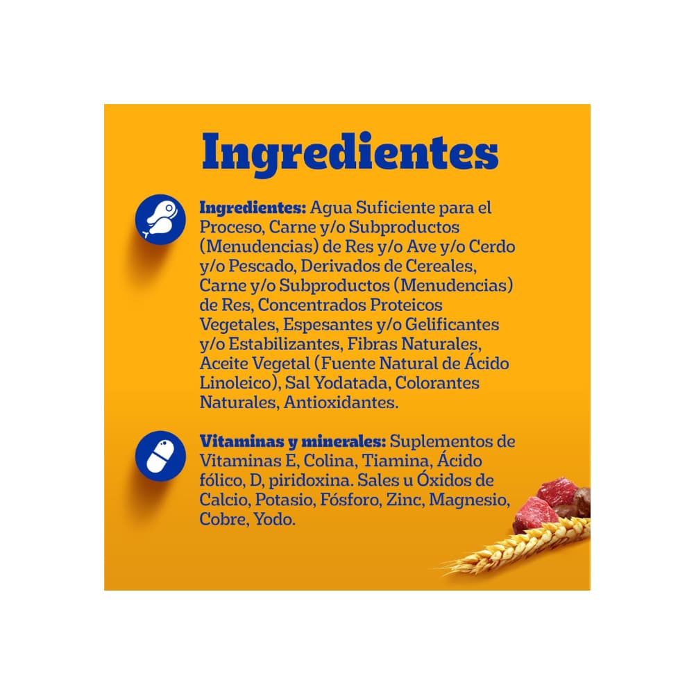 Comida para perros adultos pollo en filetes Pedigree (100 g / 3.52 oz) - 5