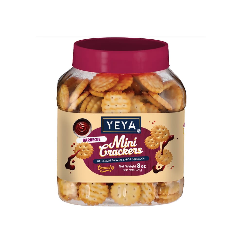 Galleticas saladas sabor barbacoa YEYA (227 g / 8 oz)