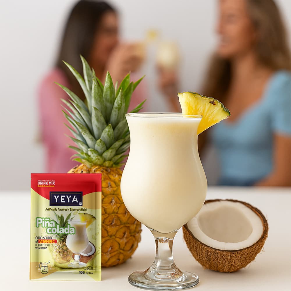 Refresco instantáneo sabor piña colada YEYA (10 g / 0.35 oz) - 4