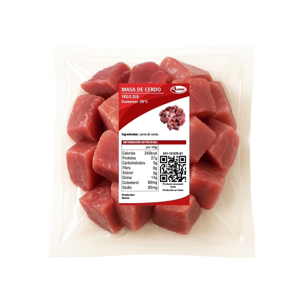 Masas de cerdo Jimm (1 kg / 2.2 lb)
