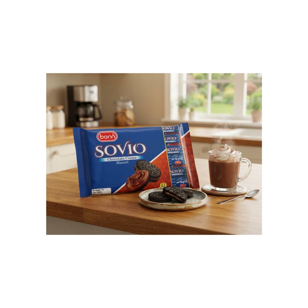 Galletas Sovio con crema de chocolate Bonn (30 g / 1.06 oz) - 4