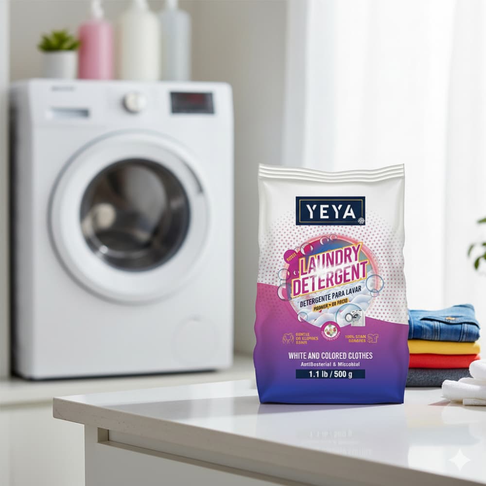 Detergente en polvo con aroma a flores YEYA (500 g / 1.1 lb) - 2