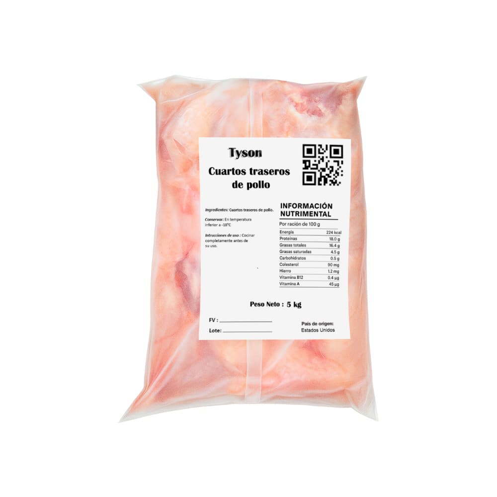 Paquete de cuartos traseros de pollo Tyson (5 kg / 11 lb) - 2