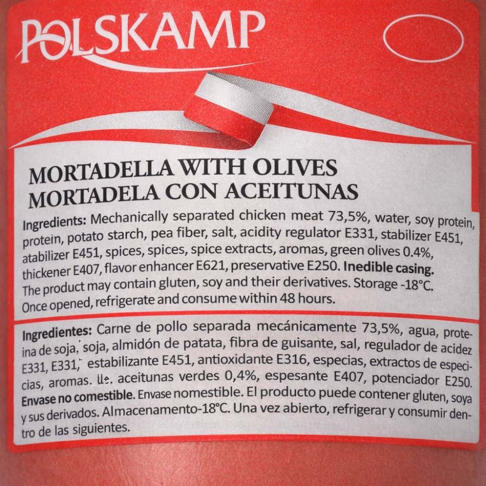 Mortadella con aceituna Polskamp (400 g / 14.11 oz) - 3