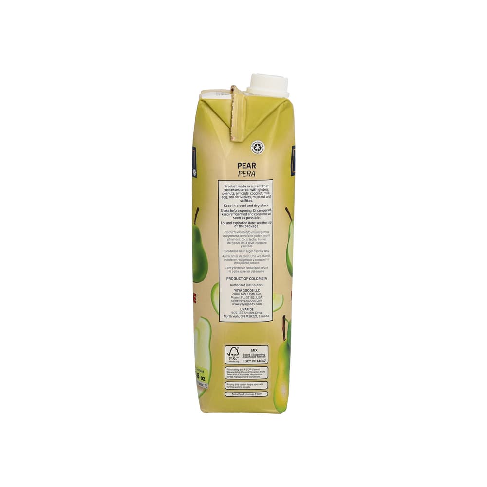 Néctar de pera YEYA (1 L / 33.8 fl oz) - 2