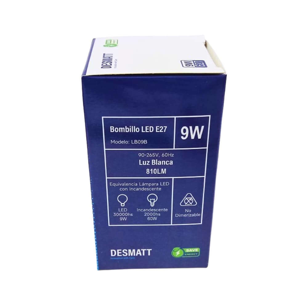 Bombillo LED - 9 W - Desmatt - 4