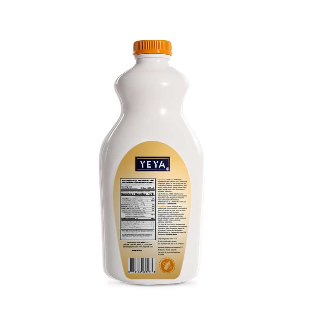 Yogurt de mango con probióticos YEYA (1.54 L) - 2