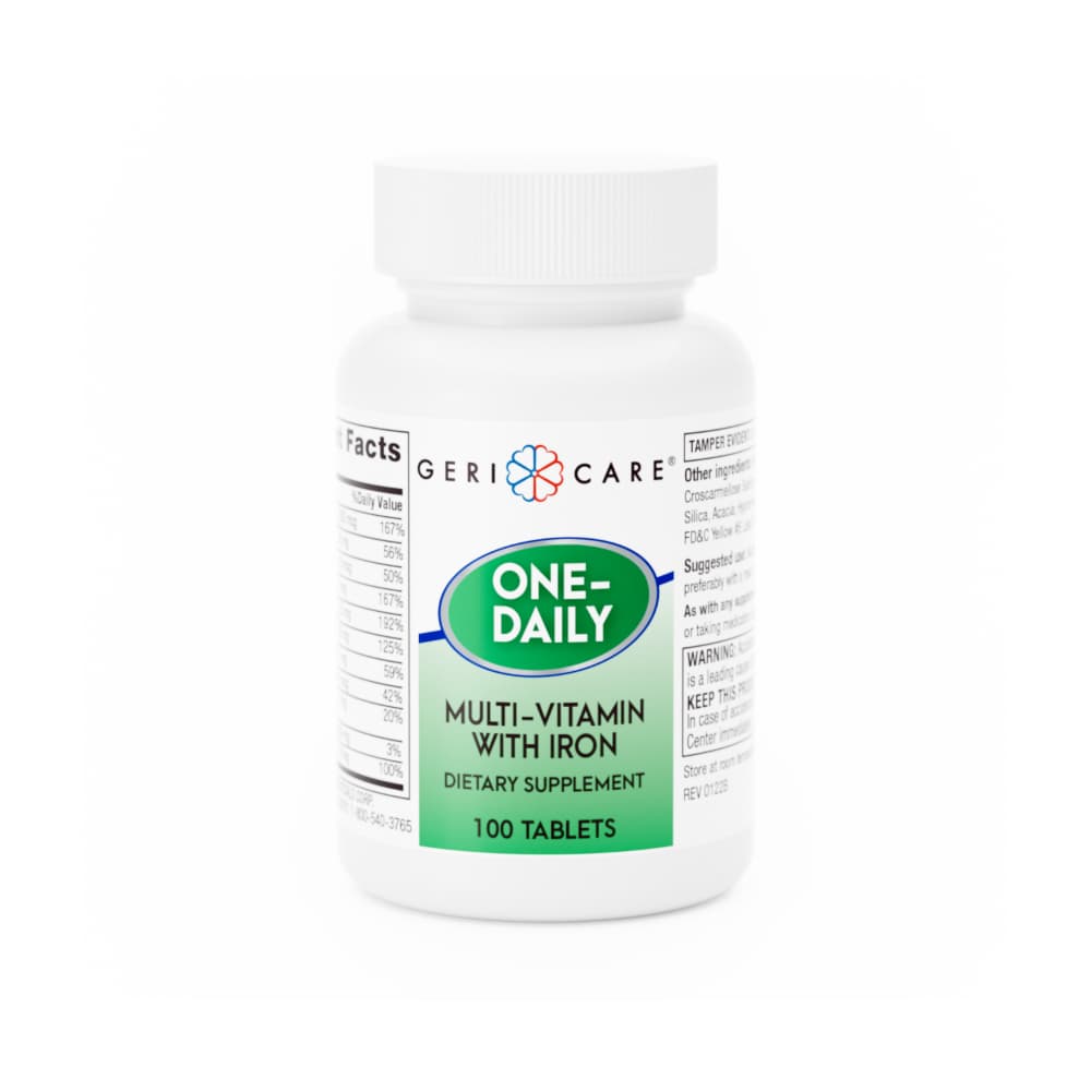 Multivitaminas con hierro Gericare (100 tabletas)