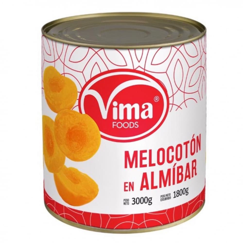 Melocotón en almíbar Vima Foods (3 kg / 6.6 lb)
