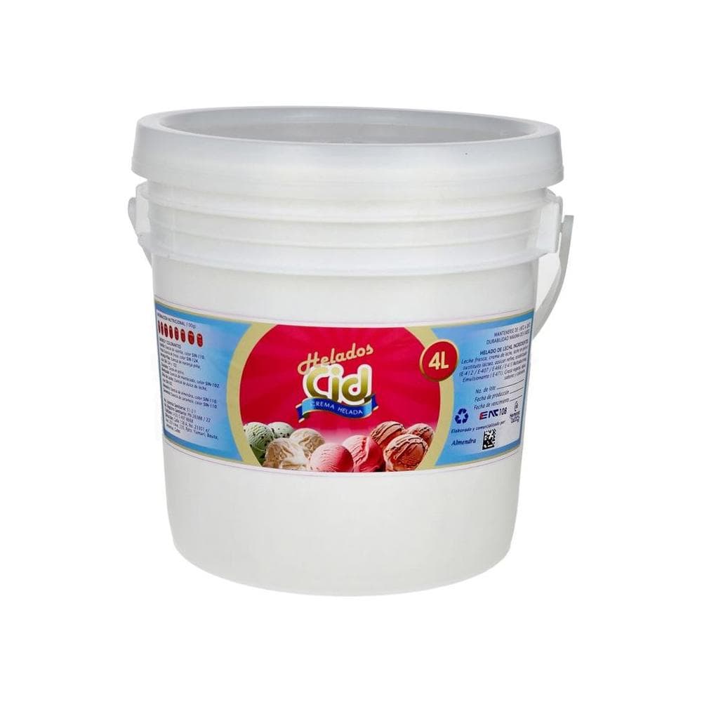 Helado sabor almendra CID (4 L)