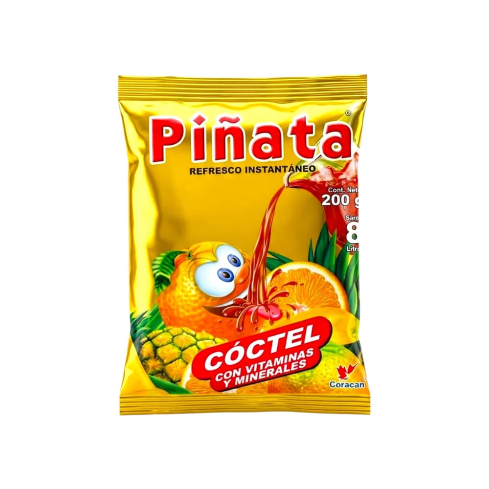 Refresco instantáneo sabor cóctel Piñata (200 g / 7 oz)