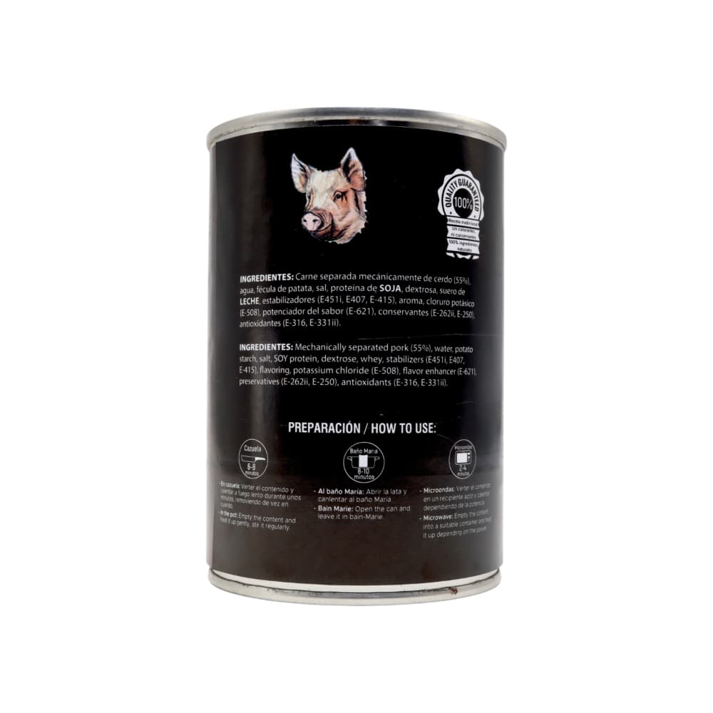 Spam fiambre luncheon de cerdo Martínez Campera (400 g / 14.11 oz) - 2