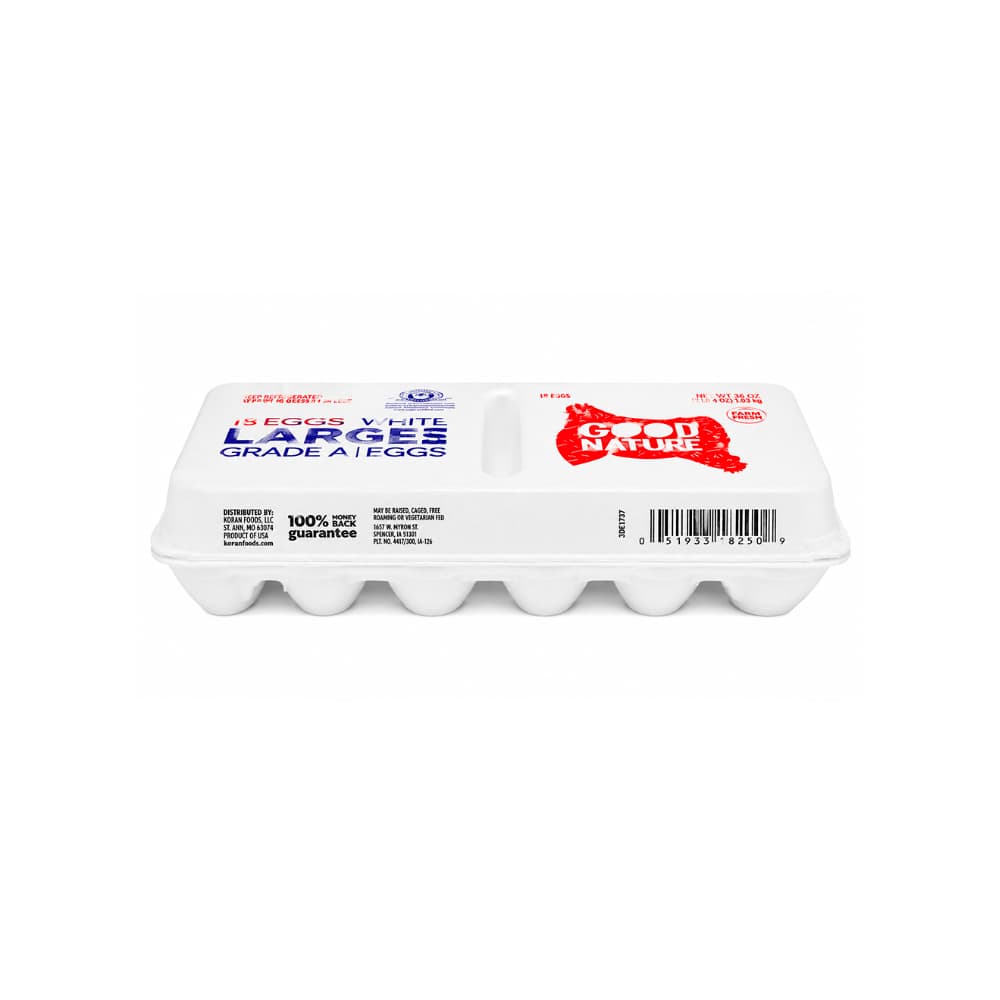 Huevos blancos importados Good Nature (18 U) - 2