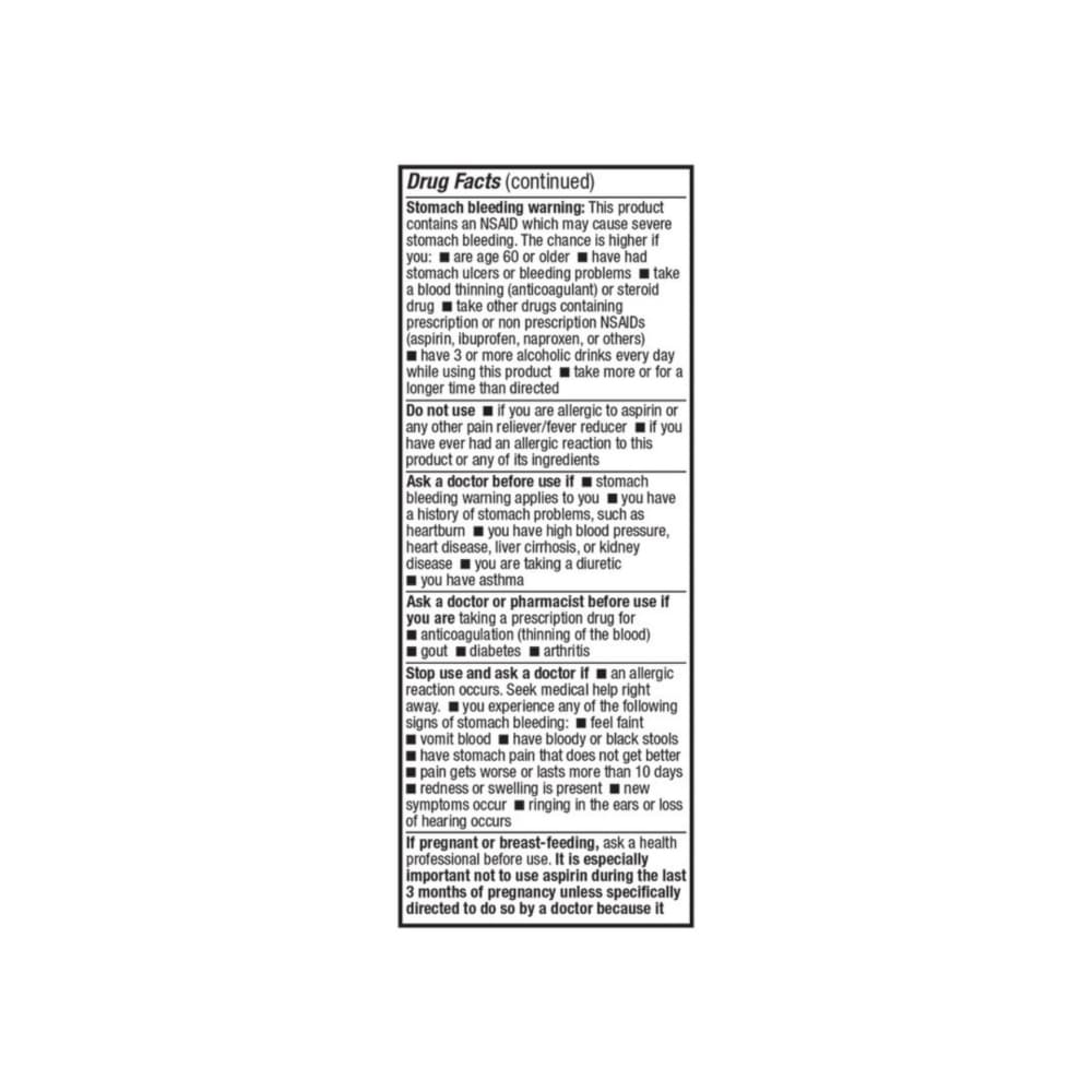 Aspirina. Ácido acetilsalicílico 81 mg CAREALL (120 tabletas) - 5