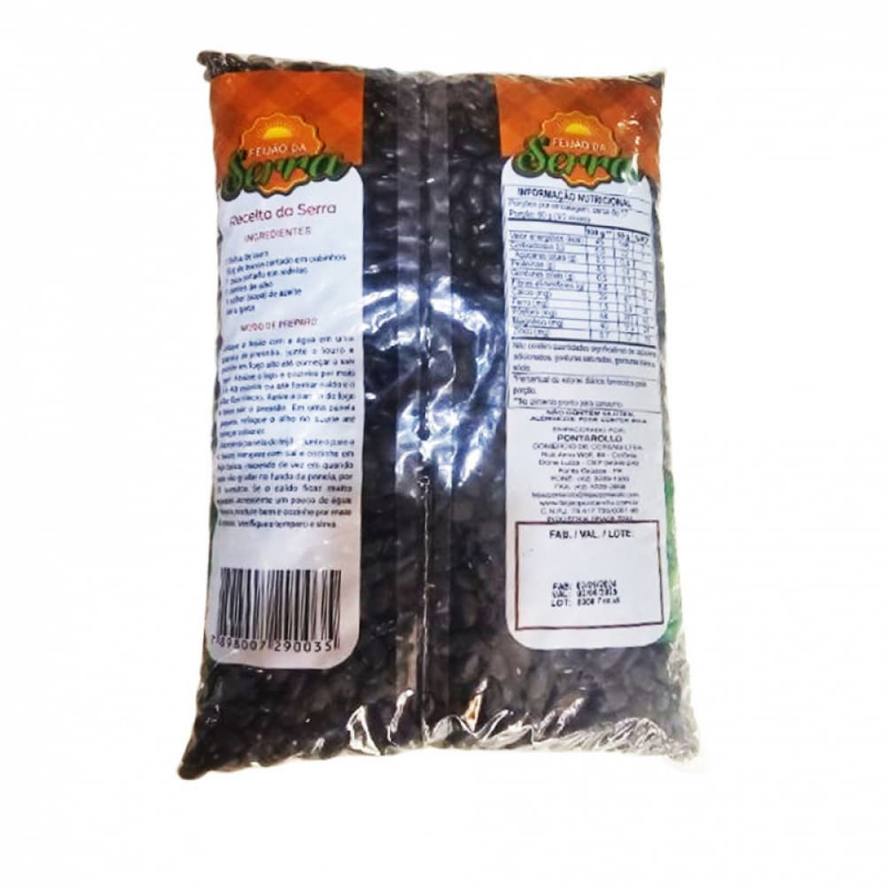 Frijoles negros Serra (1 kg / 2.2 lb) - 3