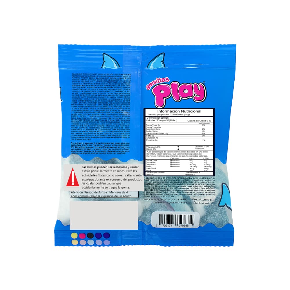 Gomas de Gelatina sabores surtidos a frambuesa y fresa Play (55 g / 1.94 oz) - 2