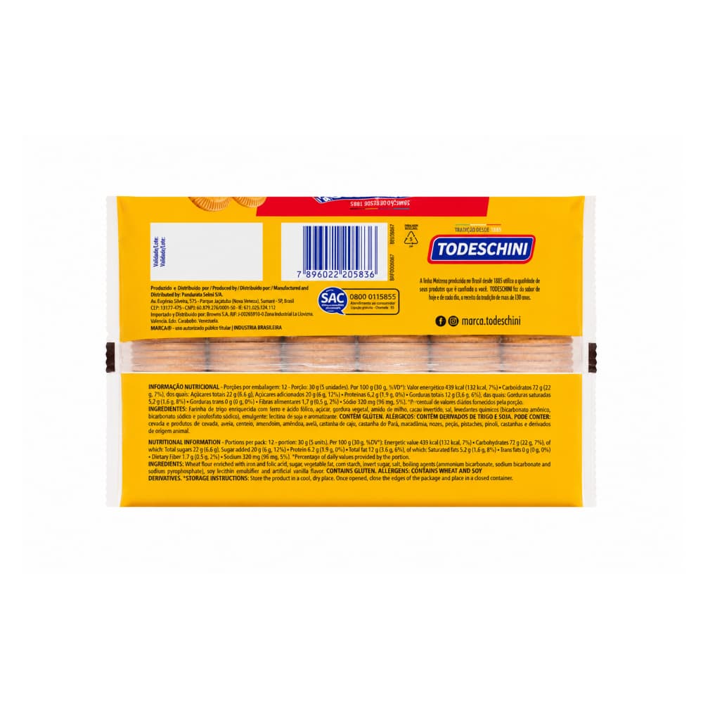 Galletas de maicena Todeschini (360 g / 12.7 oz) - 6