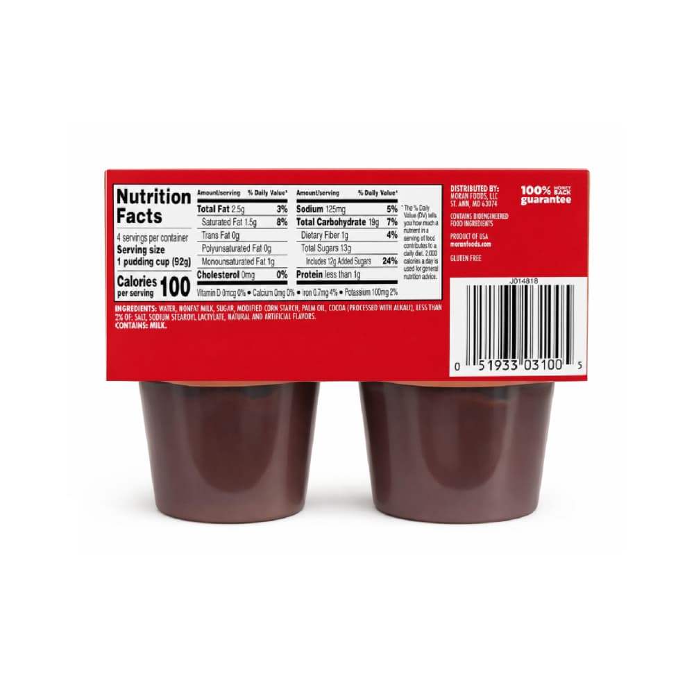Natilla de chocolate Sunny's (4 x 92.1 g / 3.25 oz) - 8