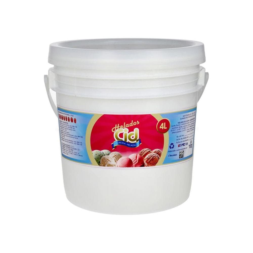 Helado sabor chocolate CID (4 L)
