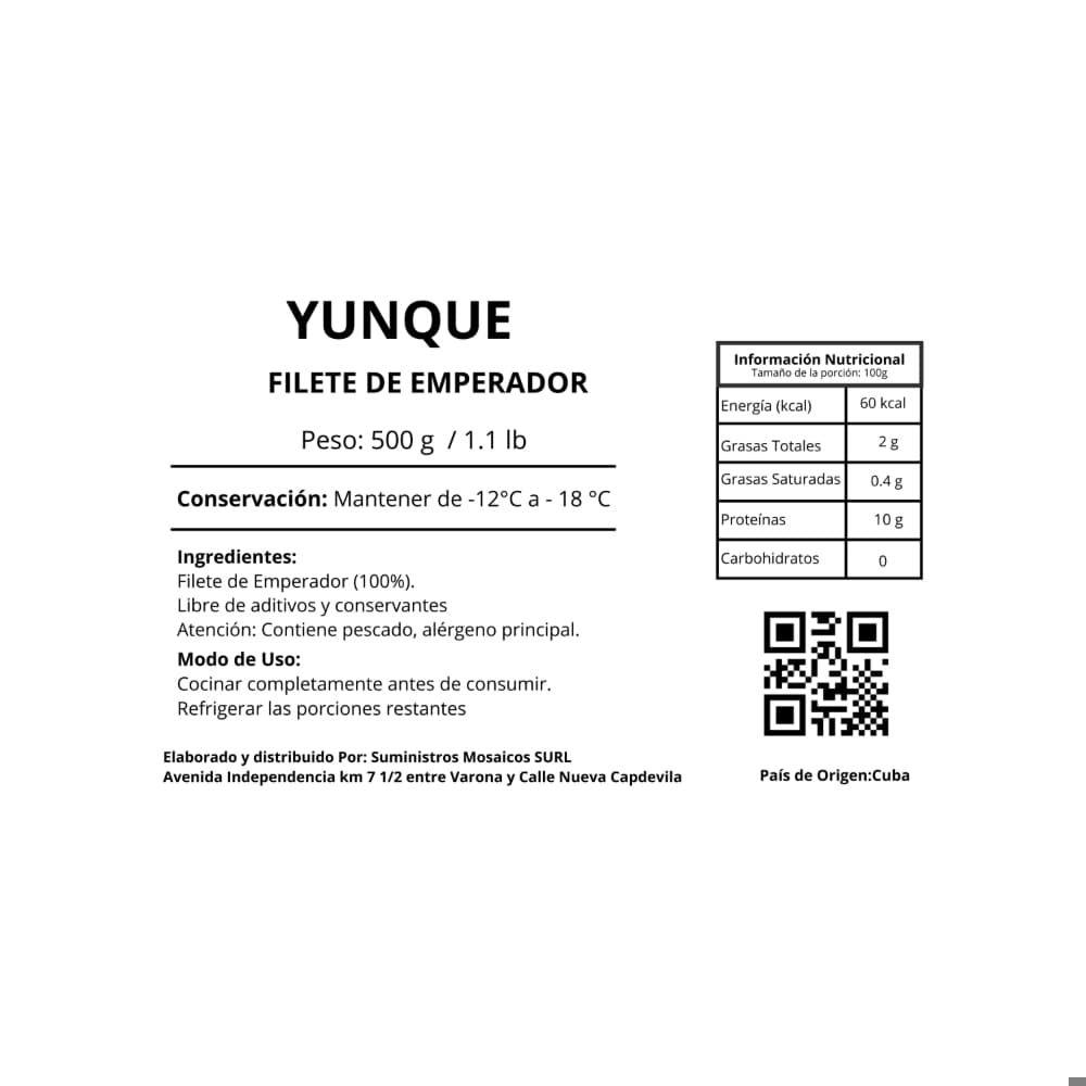 Filete de Emperador Yunque (500 g / 1.1 lb) - 3