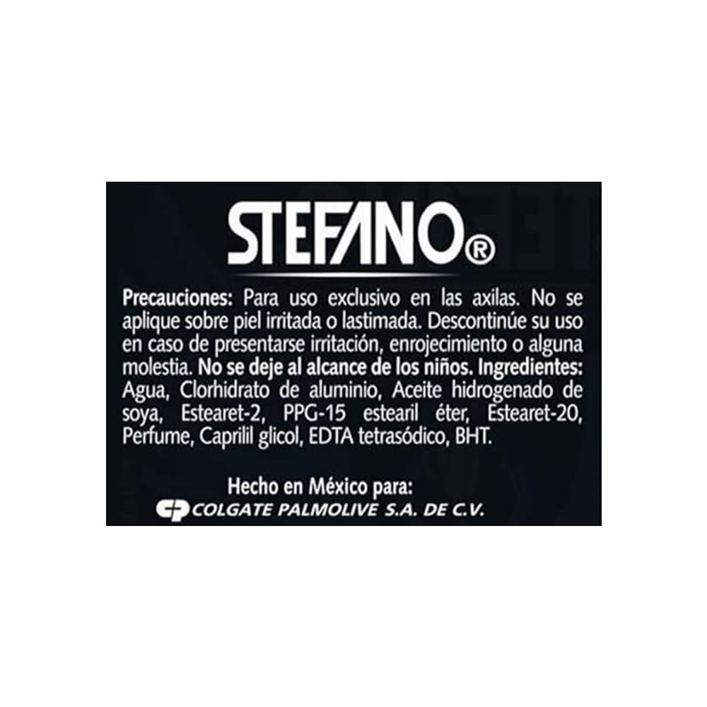Desodorante original para caballero Stefano Black (50 ml / 1.8 fl.oz) - 7