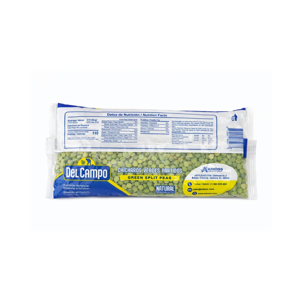 Chícharos verdes partidos Del Campo (454 g / 1 lb) - 12