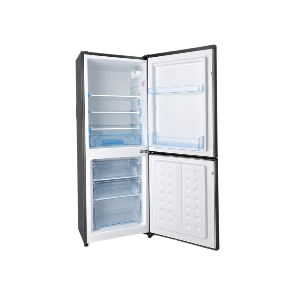 Refrigerador de 226 L / 8 pies cúbicos gris con dos puertas negras Royal RF800SBM - 3