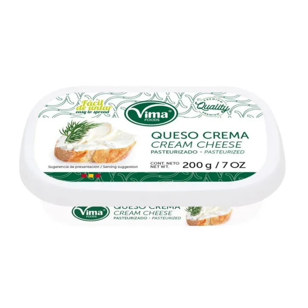 Queso crema pasteurizado Vima Foods (200 g / 7 oz) - 7
